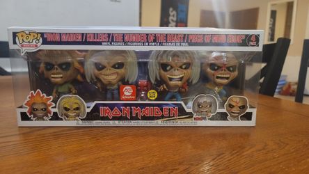 Funko POP! Iron Maiden Eddie 4 Pack - Glow in the Dark - Rocks - AE Exclusive