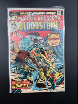 Marvel Presents Bloodstone #2 1975 The Curse of the Hellfire Hex!