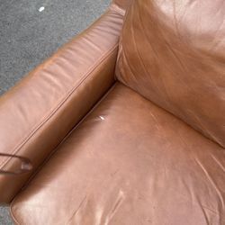 Leather Couch And Chair 