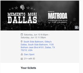 Darc Sport Memento Mori 2026 Dallas