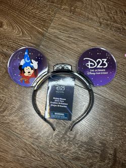 Disney D23 2024 Expo Light Up Glow Mickey Ears - NEW #2