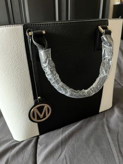 Marco Collection Black/white Purse With Wallet 