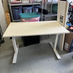 White Standing Desk