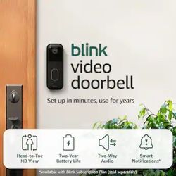 Blink - Video Doorbell - Head-to-toe HD view