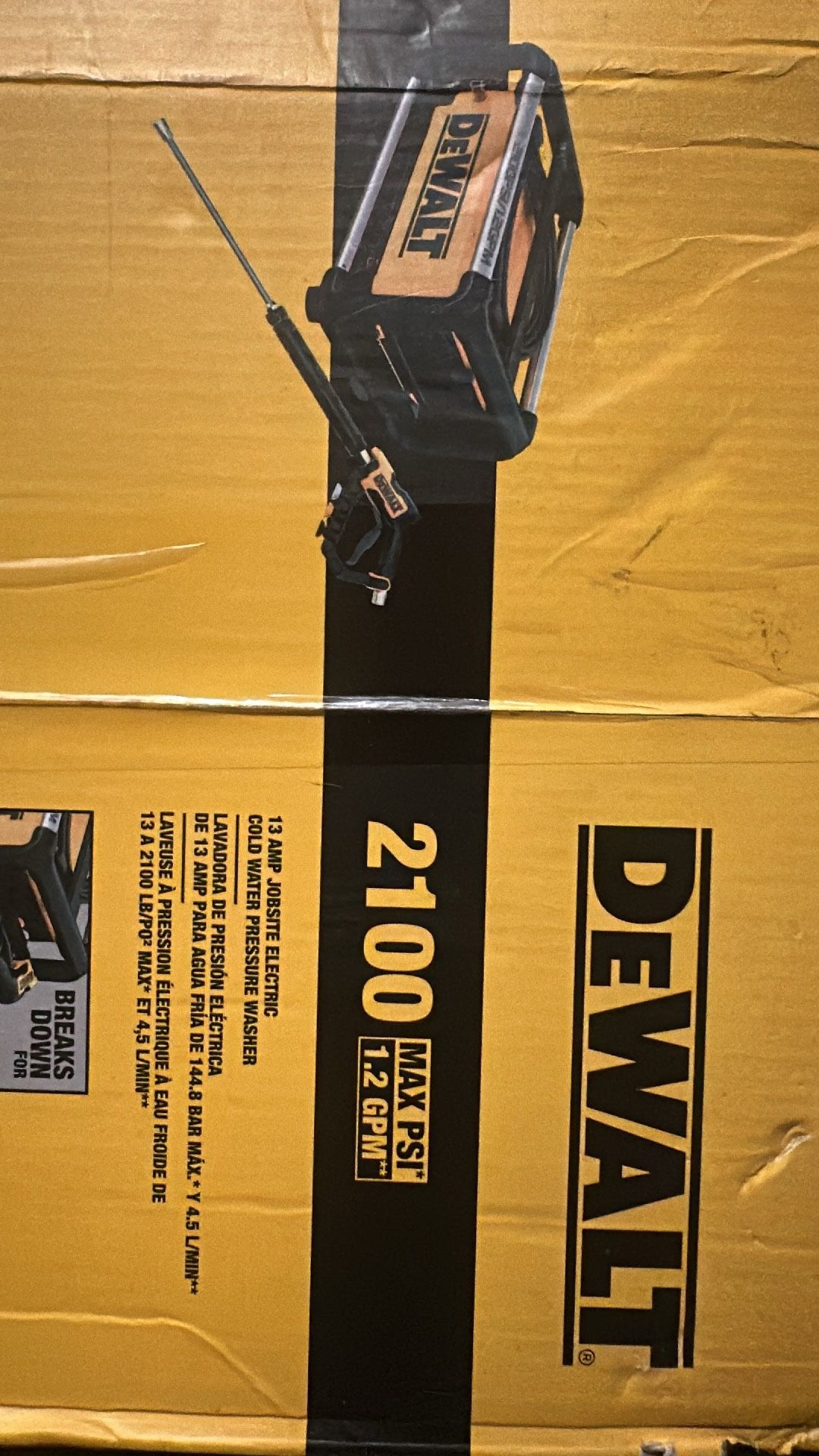 Dewalt 2100 Psi Pressure Washer