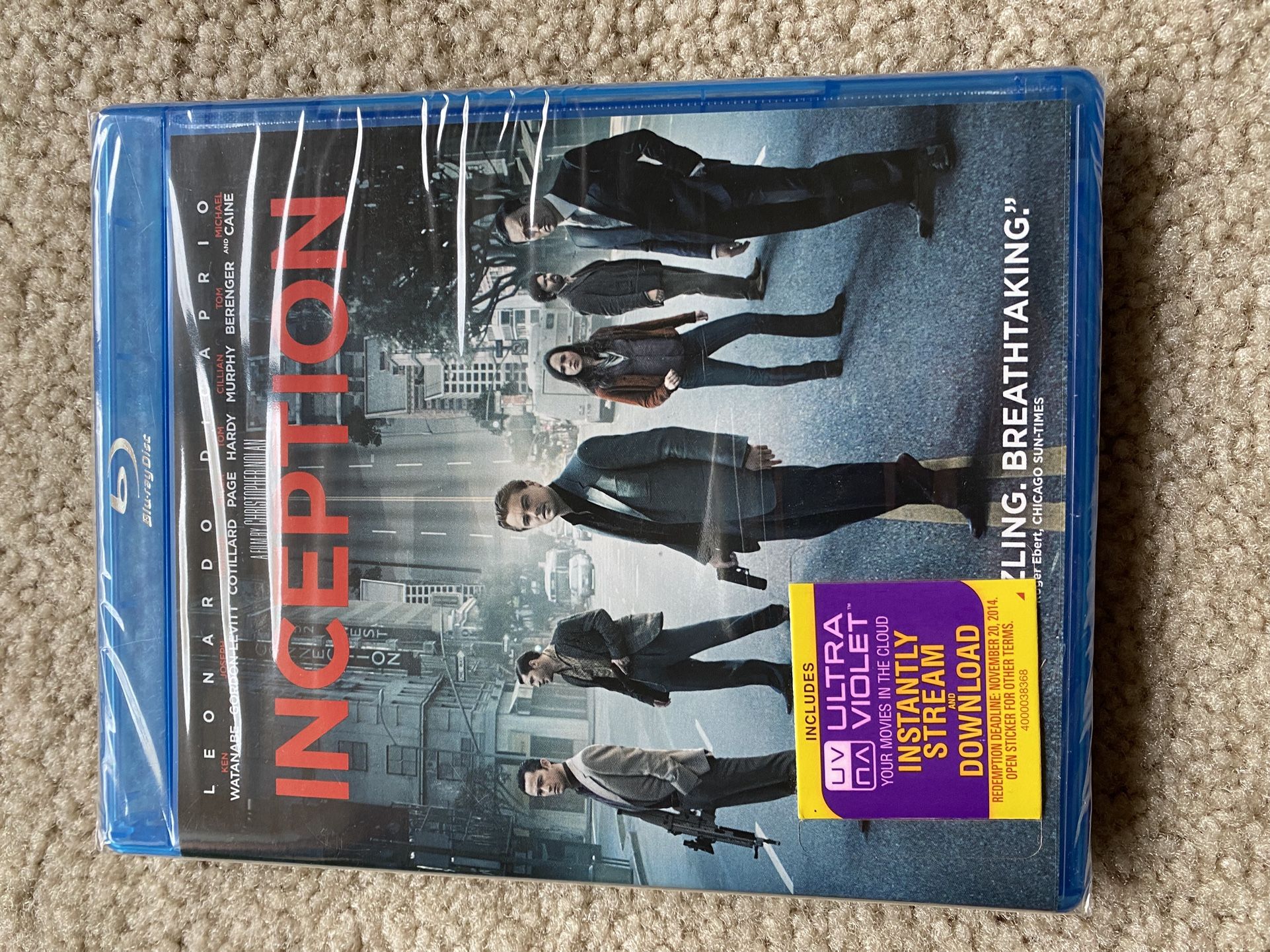 Brand New Unopened Inception Blu-Ray