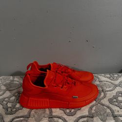 orange adidas size 11