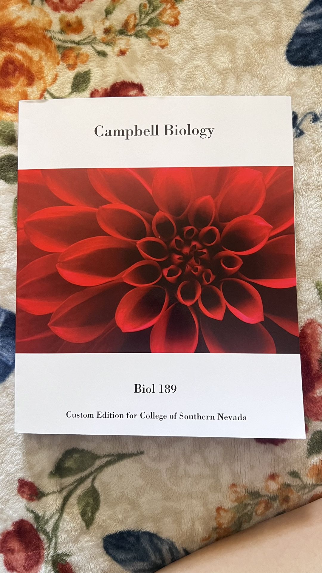 Campbell Biology 12th Edition College of Southern Nevada BIOL 189
