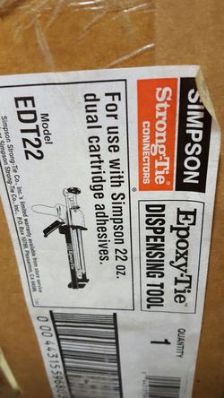 Epoxy tie dispensing tool model edt22