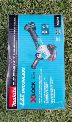 Makita
18V LXT Lithium-Ion Brushless Cordless 4-1/ 2 in. /5 in. X-LOCK Angle Grinder with AFT,$120.