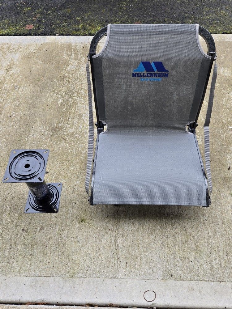 Detachable Boat Seat And Adjustable Post