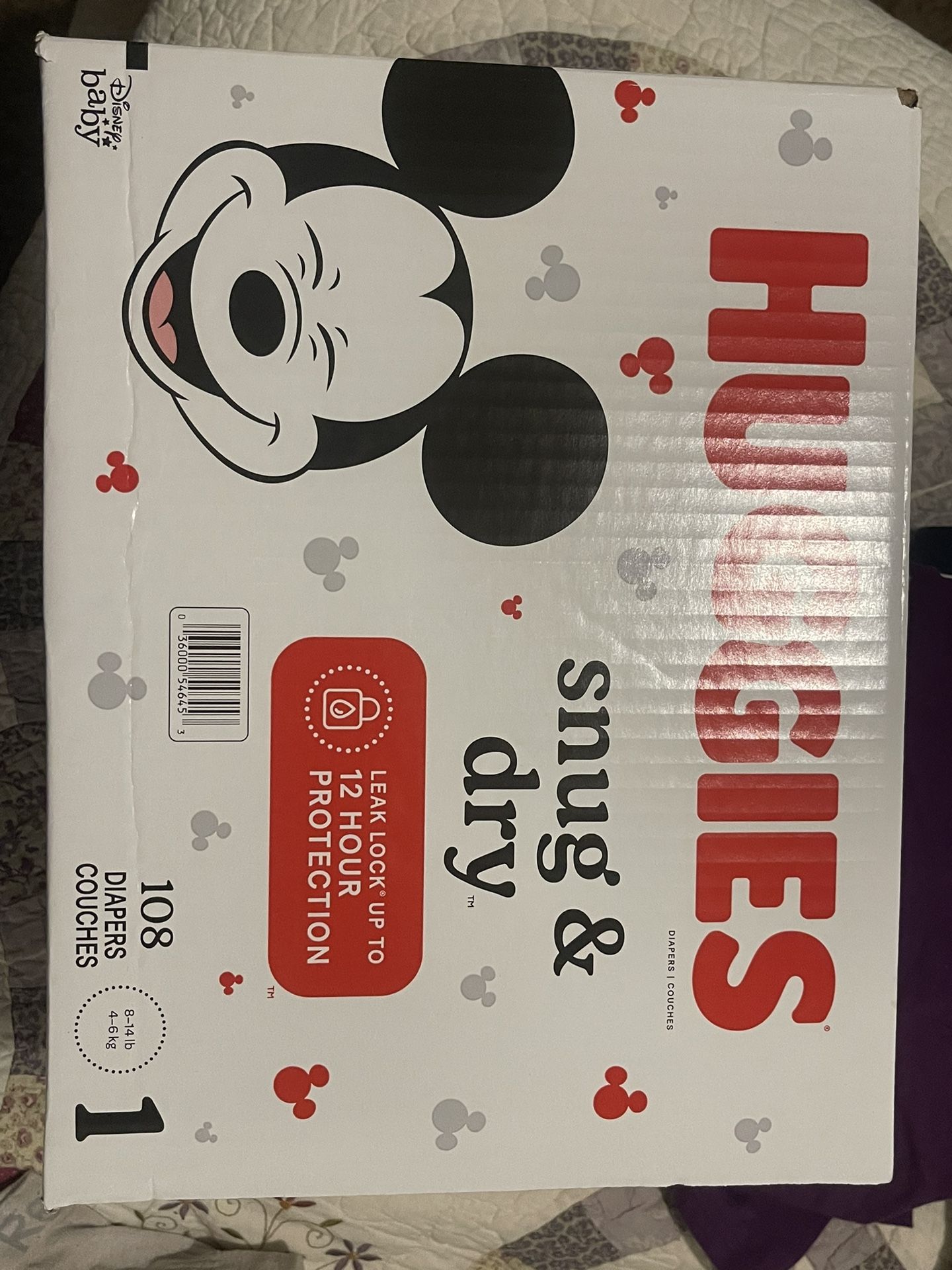 Size 1 Huggies Never Opened