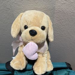 Heart Dog Plush Stuffed Animal 