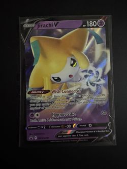 Jirachi V SWSH299 SWSH: Sword & Shield Promo Cards Holo Black Star Promo NM