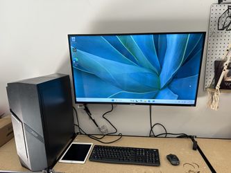 Azza | 3 TB | AMD Ryzen 7 2700X 8-Core | 16 RAM | 4 G Graphic | 40 Inch Screen | New Wireless Keys/mouse