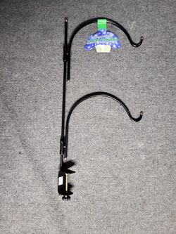 Garden Hanger Clamp Mount Double Arm