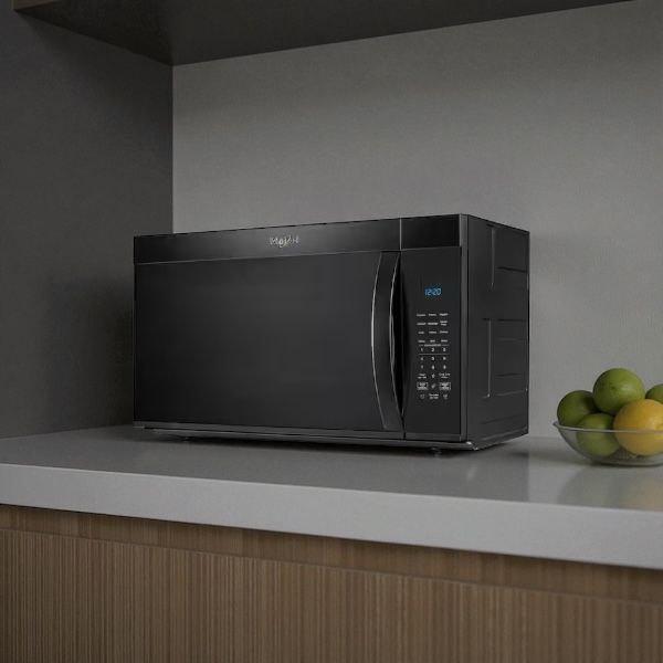 Whirlpool 30 in. Over-the-Range Microwave in Black with Sensor Cooking