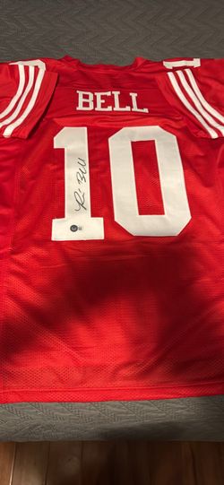 RONNIE BELL  SIGNED SAN FRANCISCO 49ERS JERSEY BECKETT WITNESS BAS COA