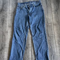 Blue Levi 550 Relaxed fit Jeans. 33 Waist and 32 Length