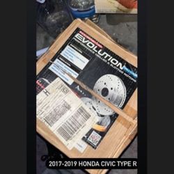 Honda Civic Type r Drilled Rotors 