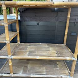Bamboo shelves entertainment. Or best offer.