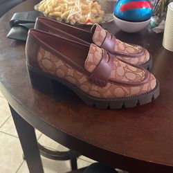 Coach high heel shoes