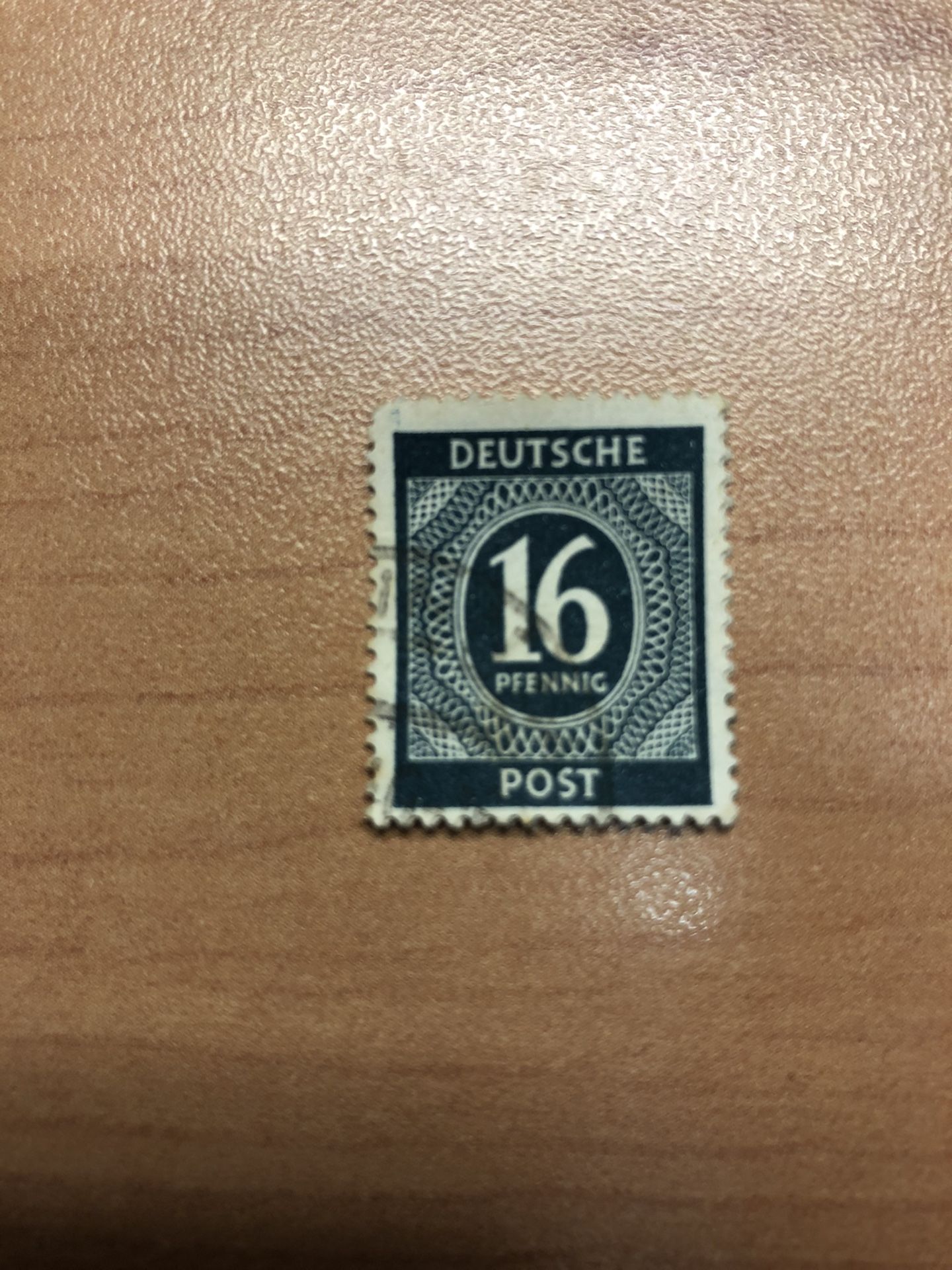 Deutsche Post 16 Pfenning Postage Stamp!!!