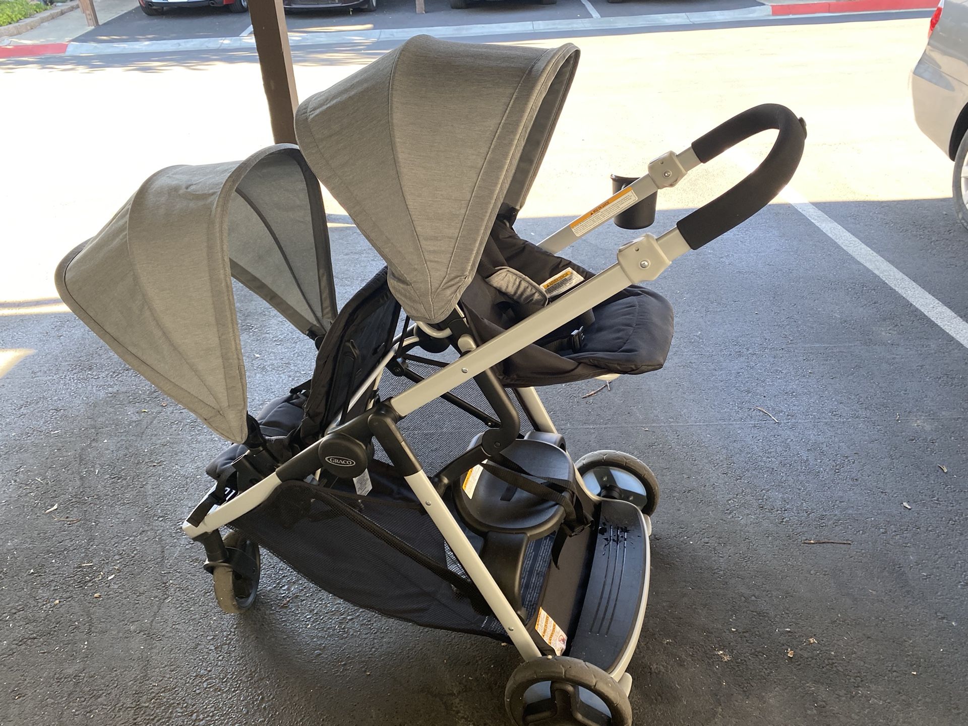 Graco Double Stroller With Rain Cover