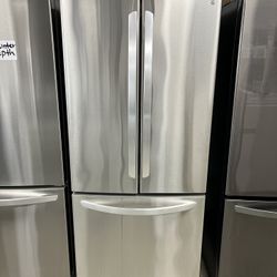 LG 30inch. 3-Door French Door Stainless Steel Refrigerator 