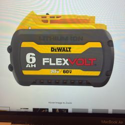 Brand New Dewalt 6ah Flexvolt