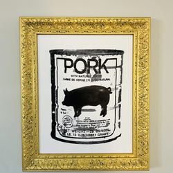 Pork - acrylic on canvs - original signed