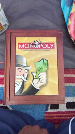Parker Brothers Vintage Monopoly And Scrabble Bookshelf Edition Board Games