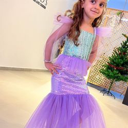 Girls Mermaid Dress 