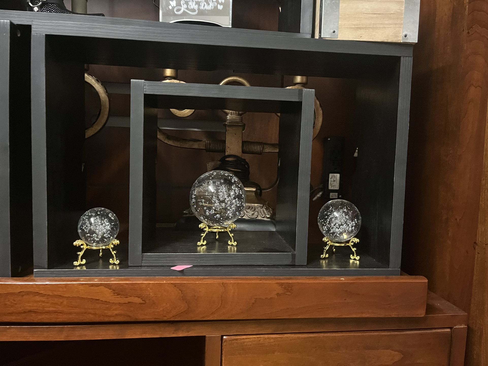 π¦ BRAND NEW IN BOX! Black Cube Shelves / Storage Units (Set of 4) π¦