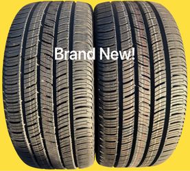 TWO BRAND NEW 255/40R19 Continental ContiProContact All Season Tires 255-40-19 255 40 19
