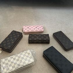 25 each item all new wallets and small dresses 