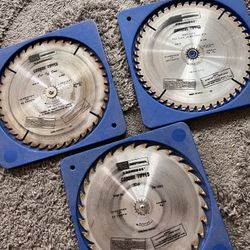 MADE IN USA Vintage Craftsman Carbide Tipped Saw Blades (contact info removed) & (contact info removed)2 & (contact info removed)-3BLADES!!