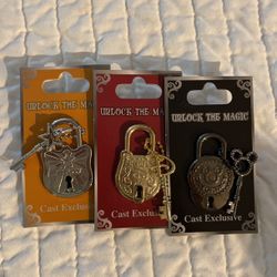 Disney Cast Exclusive Pins/Unlock The Magic 