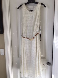 Cream Lace Dress