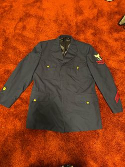 Navy Suit with US navy logo on arm sleeve