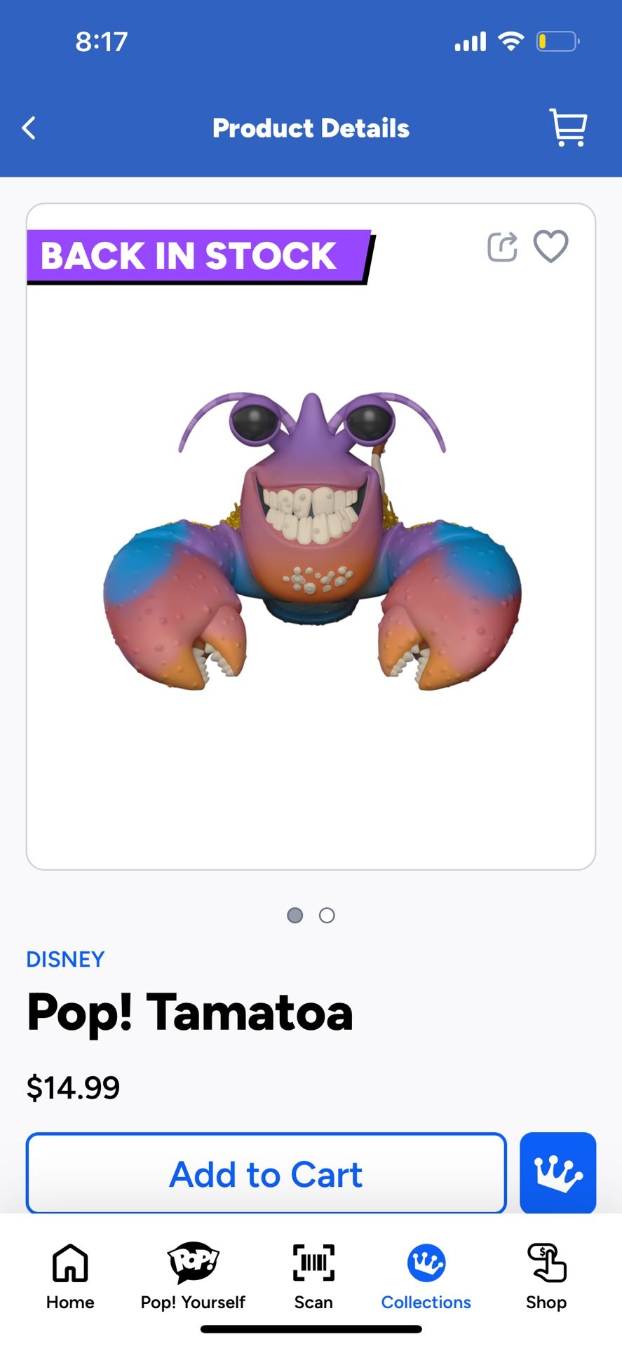Tamatoa Funko