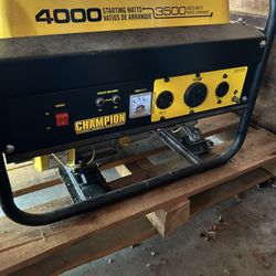 Champion power generator