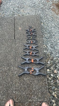 Misc. plastic clamps