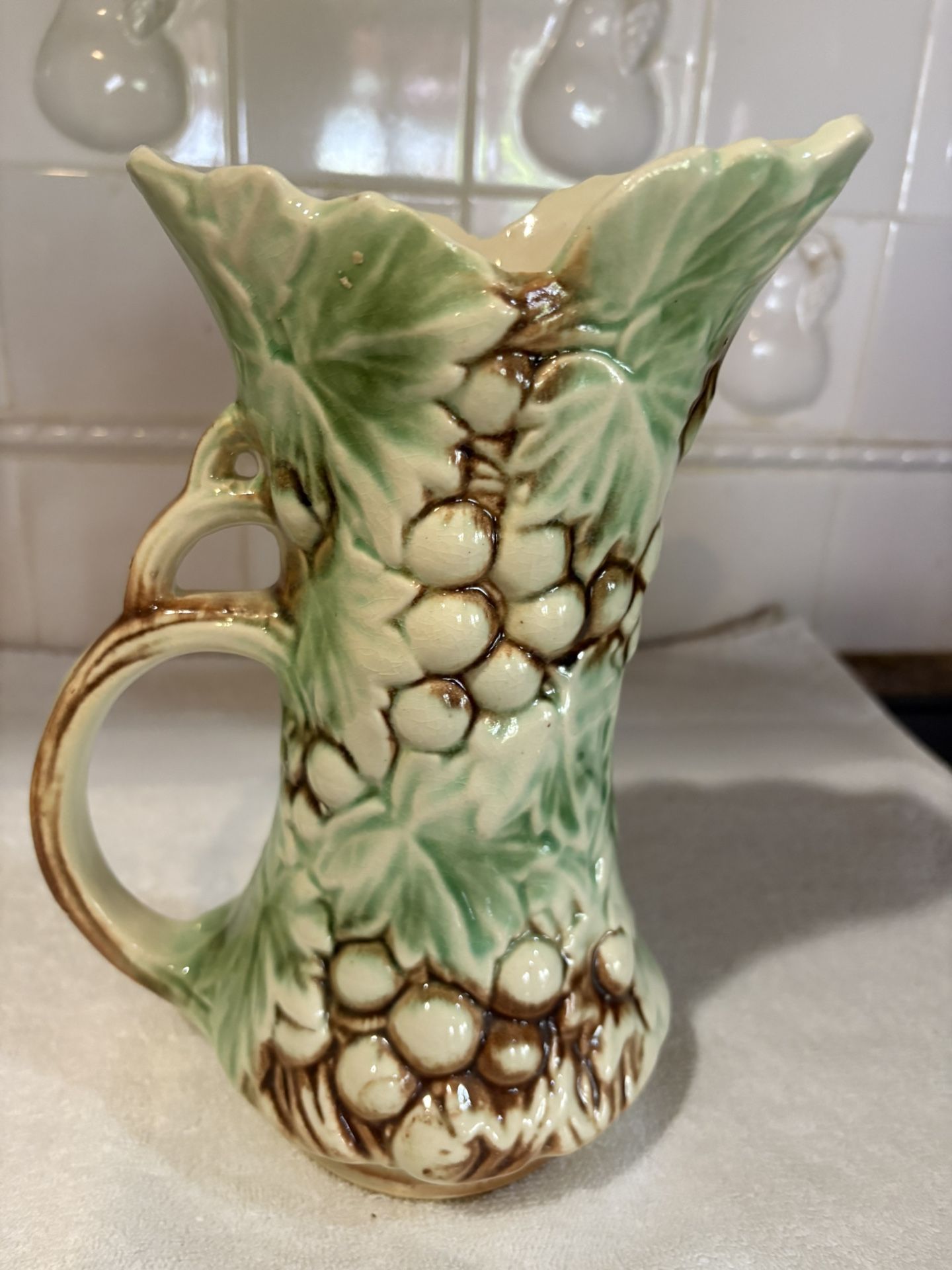 Beautiful Vase With Raised Design