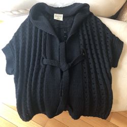 Kilronan  Irish Merino Wool Cape/Poncho Ladies Size Small 