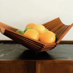 SANTIAGO TEAK FRUIT BOWL