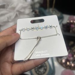 Cubic Zirconia Disney Bracelet 