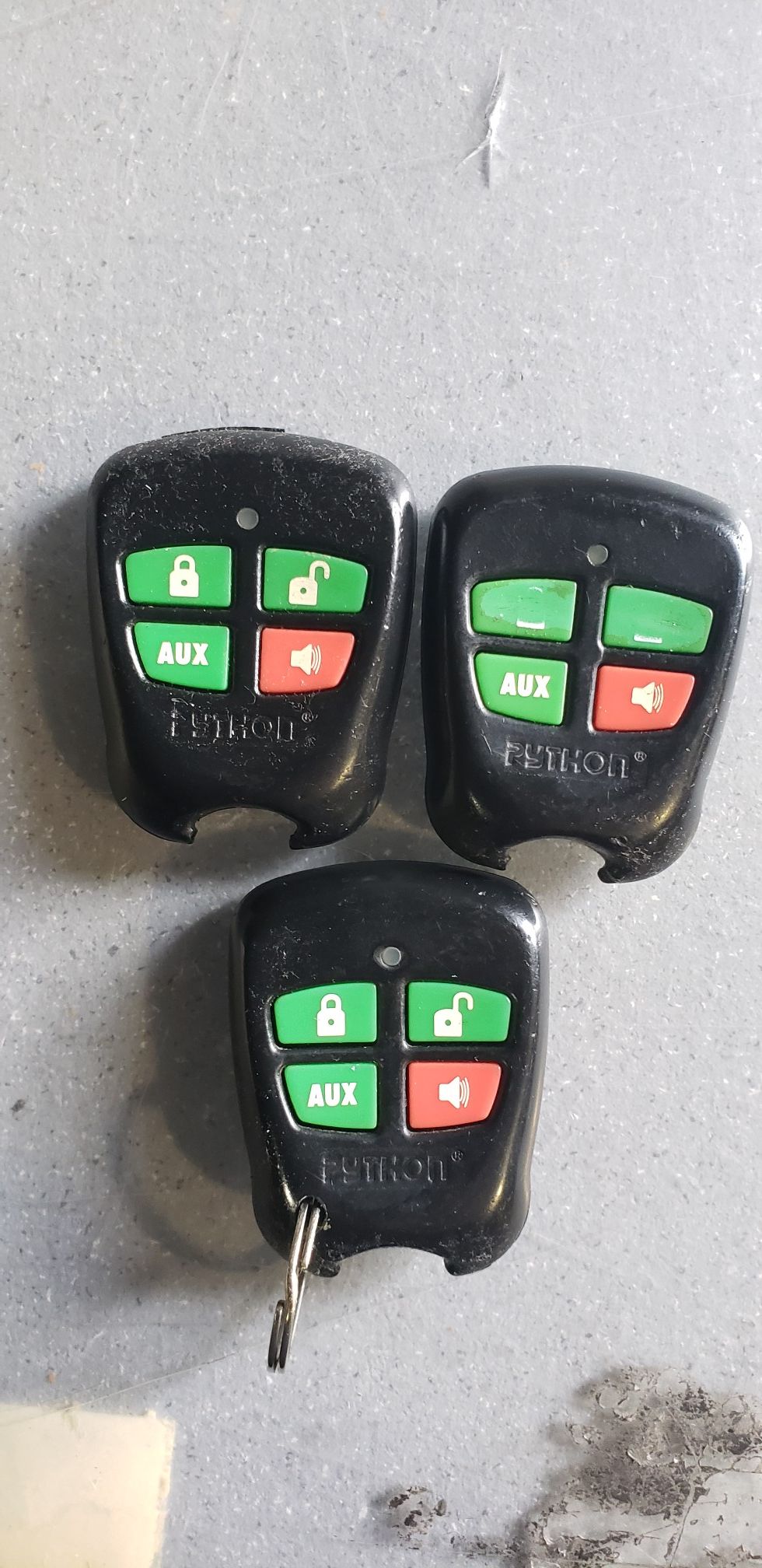 Python keyless remote fob transmitter