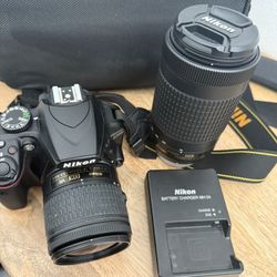 Nikon 3400 DSLR With 2 lens 