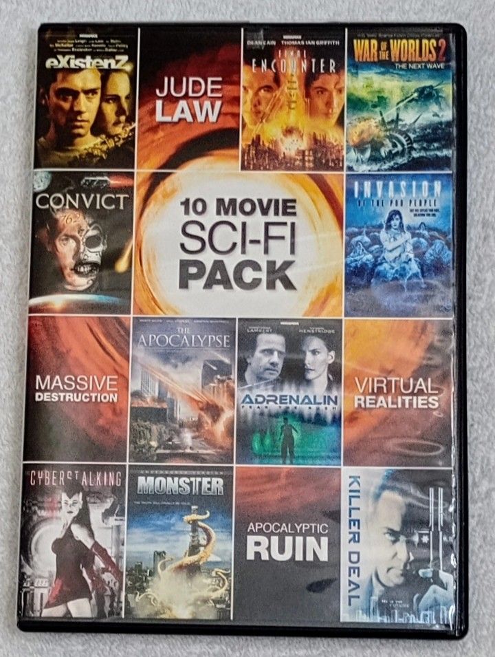 10 Movie Sci-Fi Pack DVD